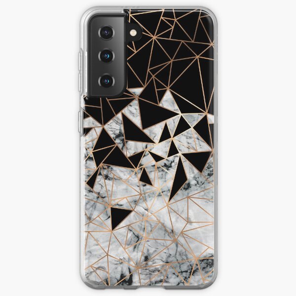 Marble polygon pattern Samsung Galaxy Soft Case