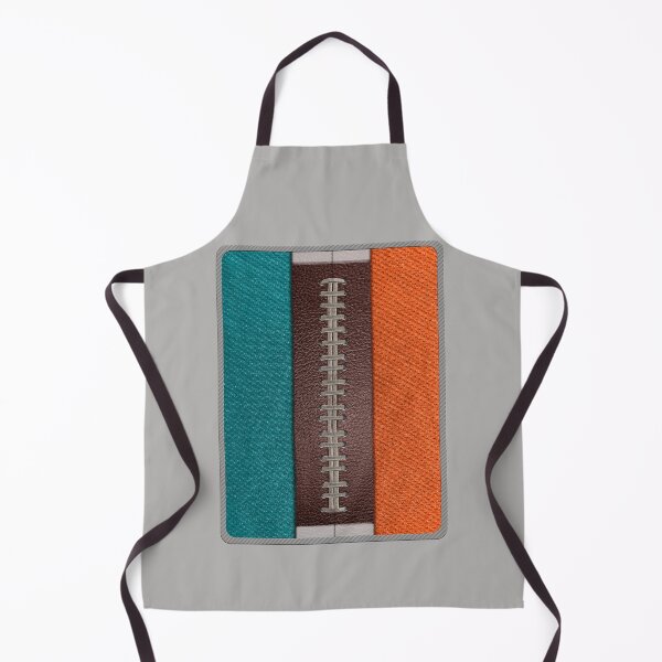 Item preview, Football Teal and Orange Team Spirit Patch designed and sold by Michele Engling.