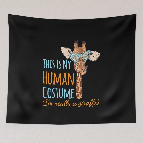 Item preview, Halloween Gift This Is My Human Costume I'm Really A Giraffe designed and sold by nguyenchimina.