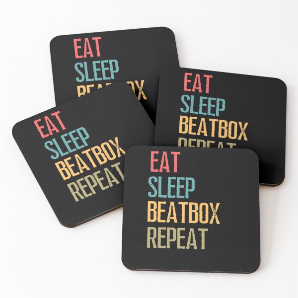 Item preview, eat sleep beatbox repeat shirt designed and sold by SukanyaShop.