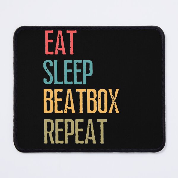 Item preview, eat sleep beatbox repeat shirt designed and sold by SukanyaShop.