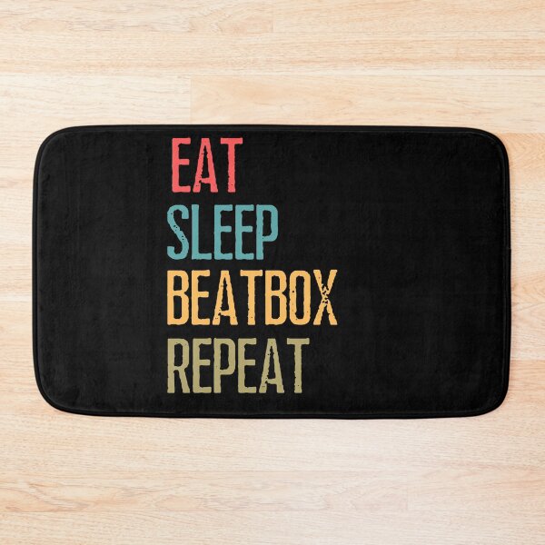 Item preview, eat sleep beatbox repeat shirt designed and sold by SukanyaShop.