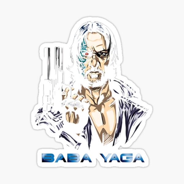 Artikel-Vorschau von Baba Yaga T-ShirtRobot in baba yaga, designt und verkauft von SionPikaka.