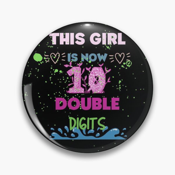 Item preview, This Girl Is Now 10 double digits shirt designed and sold by SukanyaShop.