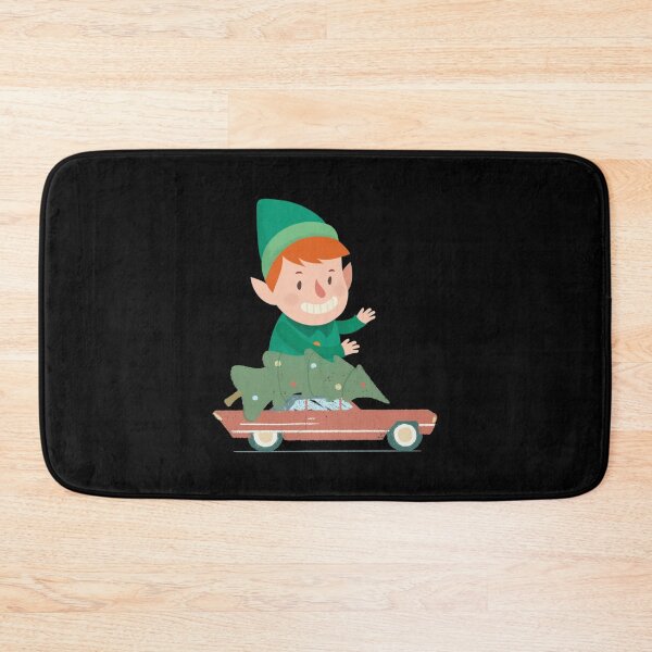 Item preview, Elfo navideño montando un camión monstruo designed and sold by Studioapartment.