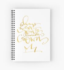 Invisible Crown Spiral Notebook