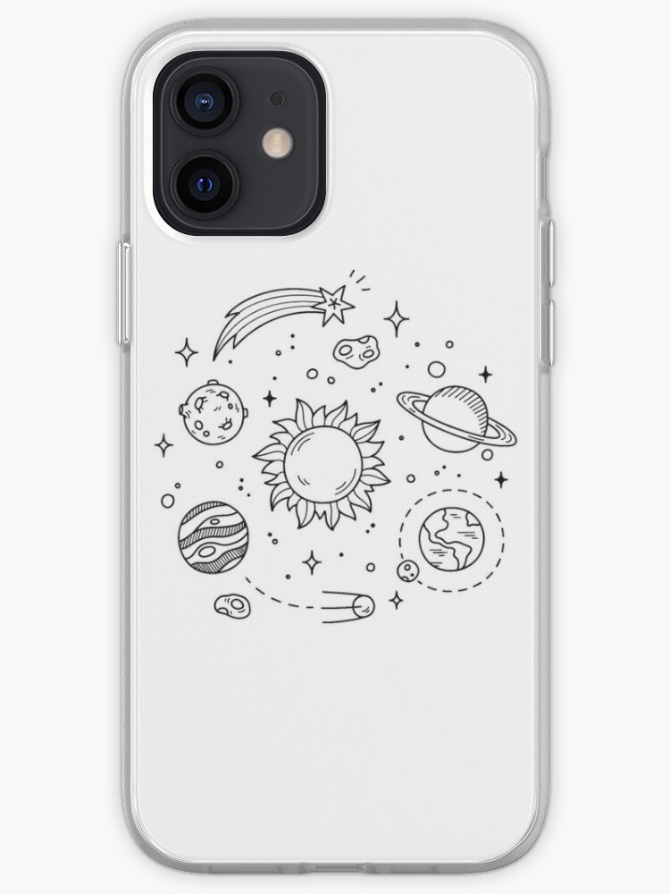 Space Tumblr Drawing Iphone Case Cover By Glennstevens Redbubble