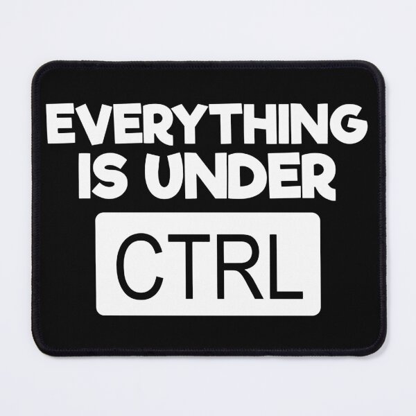 Item preview, Everything is under control in white designed and sold by Astralia.