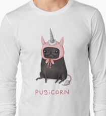 Pugicorn Long Sleeve T-Shirt