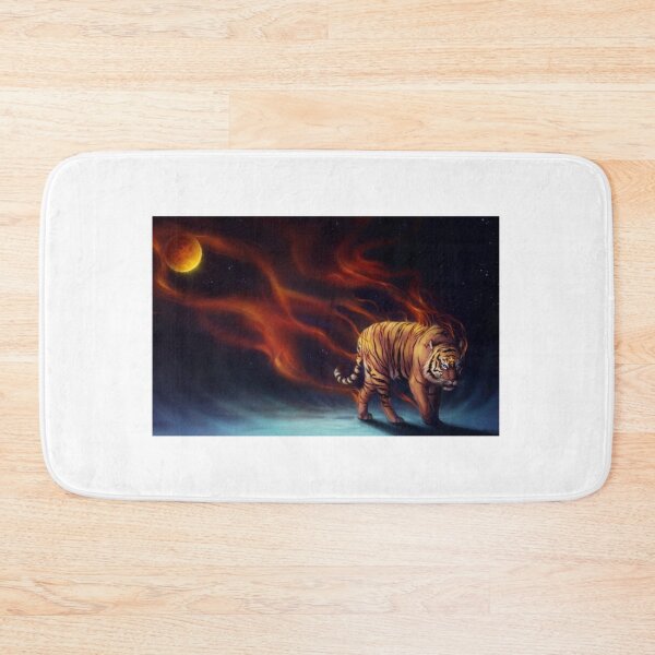 Item preview, Fire Tiger Moon designed and sold by Rowena Jones.