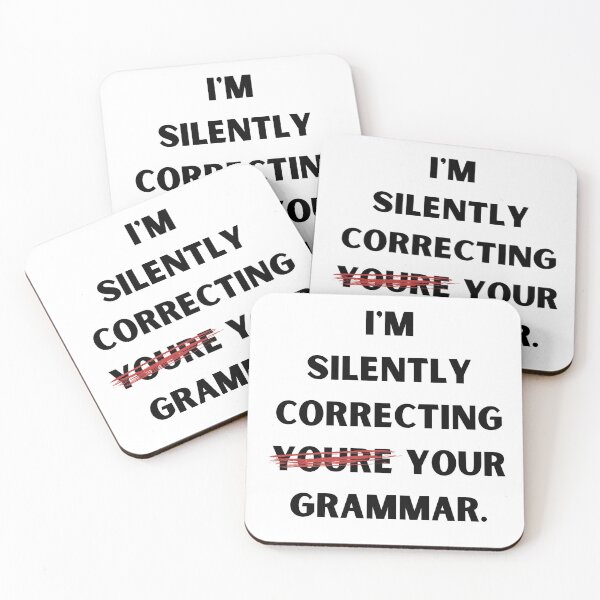Item preview, I'm Silently Correcting Your Grammar designed and sold by ShopLizCreates.
