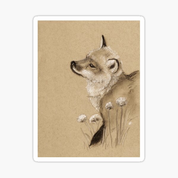 Baby Fox Sticker