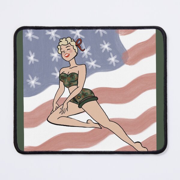 American Gal Mouse Pad