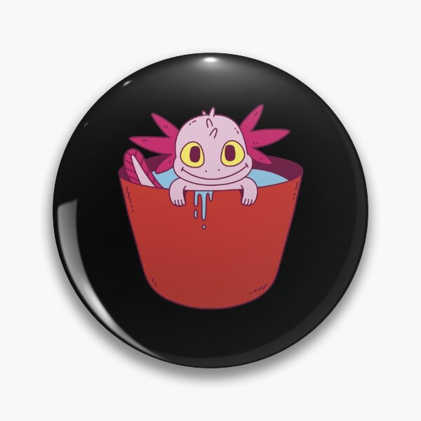 Item preview, Axolotl Smiling In a Bucket  designed and sold by MyArtYourWorld.