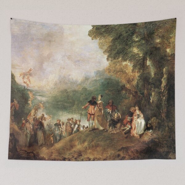 Item preview, Antoine Watteau's The Embarkation for Cythera designed and sold by mosfunky.