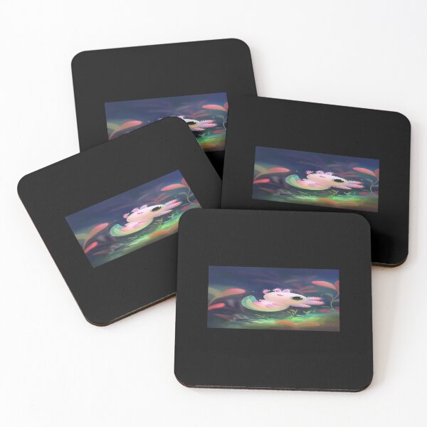 Item preview, Axolotl Smiling Mouse Pad designed and sold by MyArtYourWorld.