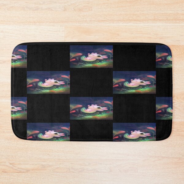 Item preview, Axolotl Smiling Mouse Pad designed and sold by MyArtYourWorld.