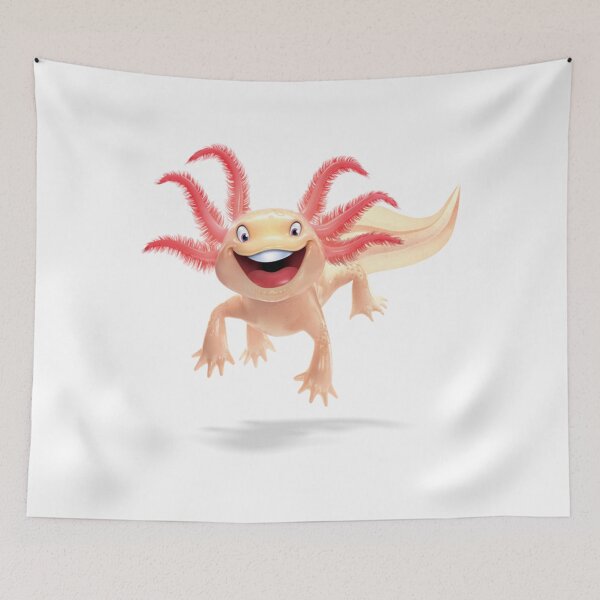 Item preview, AXOLOTL SMILING Relaxed Fit  designed and sold by MyArtYourWorld.