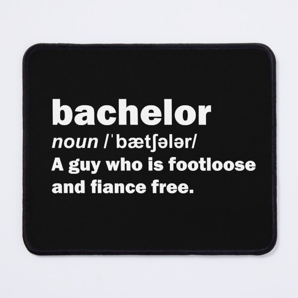 Item preview, Bachelor - Funny Definition designed and sold by Rhu Creations.