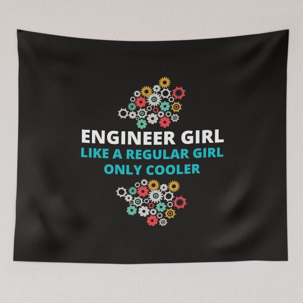 Item preview, Engineer Girl Like A Regular Girl, Engineer girl, Female Engineer, Girl Power, Feminist gifts designed and sold by ashish845.