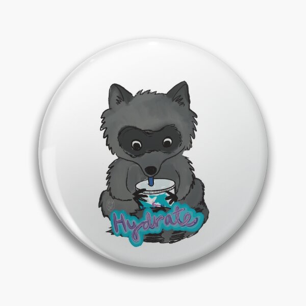 Item preview, Hydration raccoon  designed and sold by AmyBrooke17.
