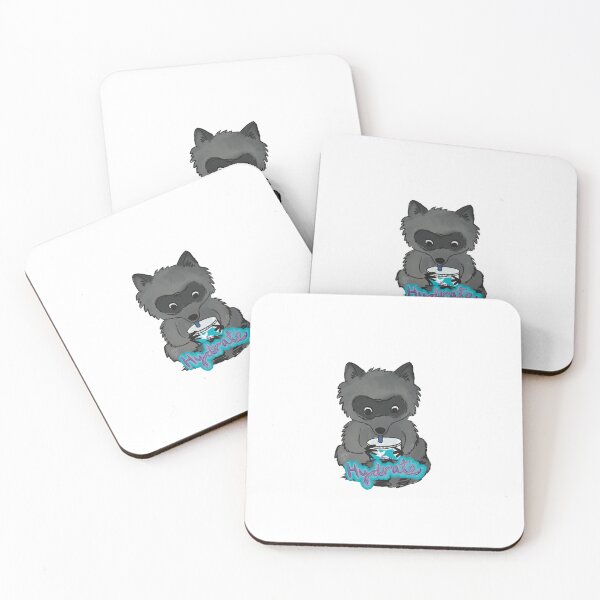 Item preview, Hydration raccoon  designed and sold by AmyBrooke17.