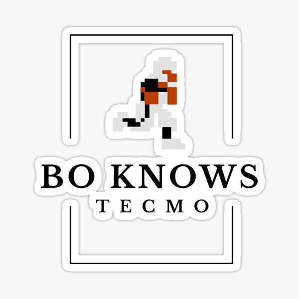 GOAT - Tecmo Bowl Bo Jackson Sticker for Sale by Primotees