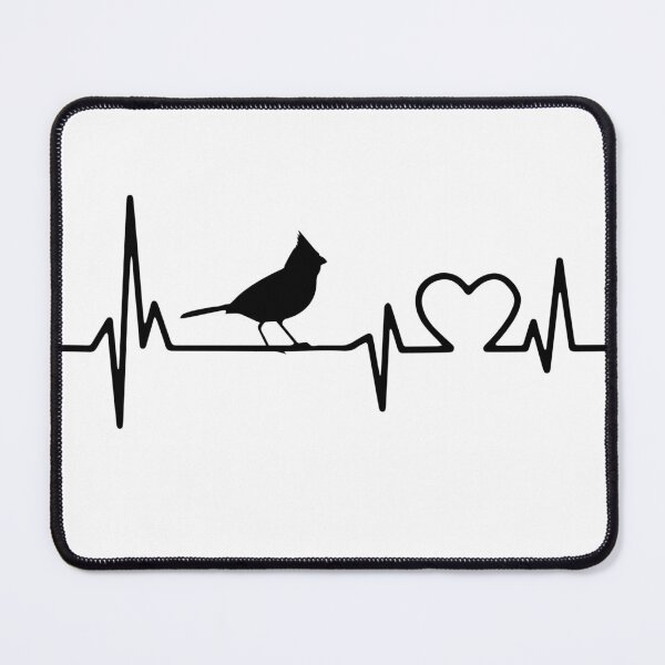 Item preview, CARDINAL HEARTBEAT BLACK designed and sold by bestteez.