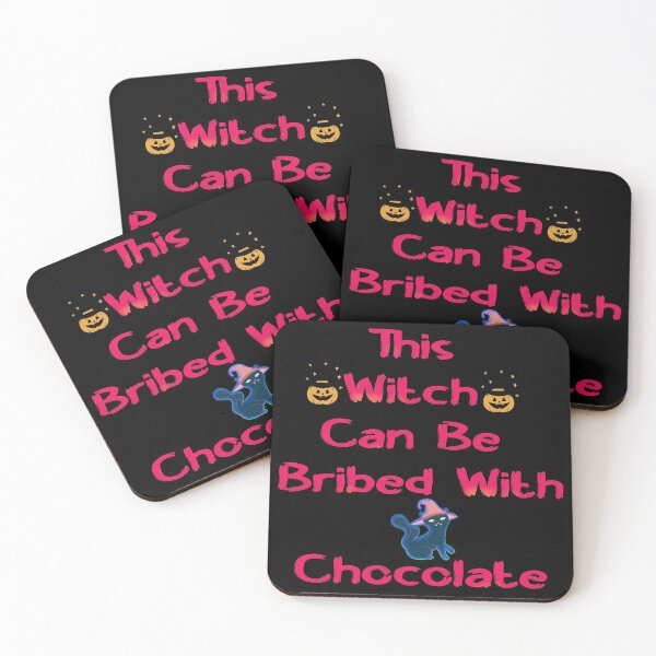 Item preview, This witch can be bribed with chocolate Halloween designed and sold by funnyhalloween.