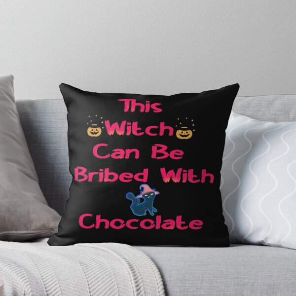 Item preview, This witch can be bribed with chocolate Halloween designed and sold by funnyhalloween.