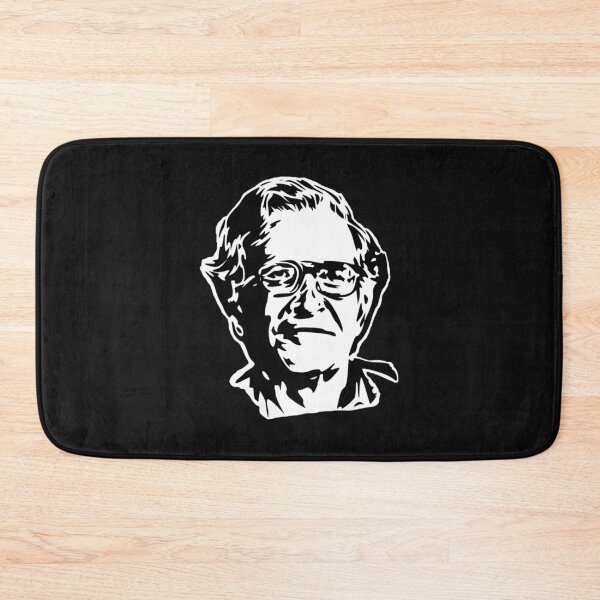 Item preview, Noam Chomsky stencil white  designed and sold by KrystinaPollich.