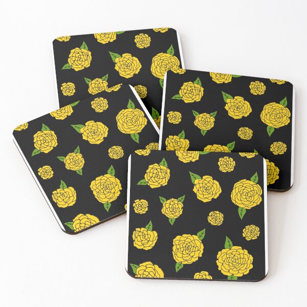 Item preview, Golden Yellow Roses Flower Pattern  designed and sold by jays-artworks.