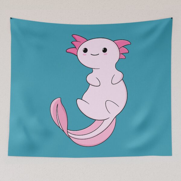 Item preview, cute axolotl designed and sold by MyArtYourWorld.
