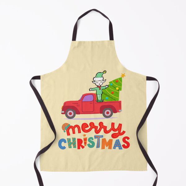 Item preview, Christmas Elf Riding Monster Truck designed and sold by BhavyaBathla.