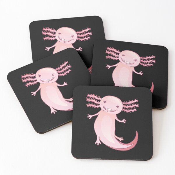 Item preview, Cute Axolotl Smiling  designed and sold by MyArtYourWorld.