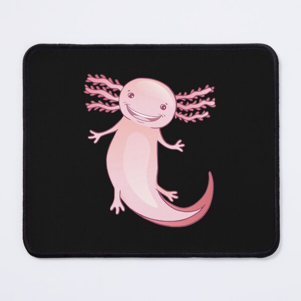 Item preview, Cute Axolotl Smiling designed and sold by MyArtYourWorld.