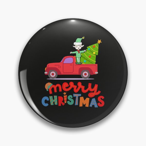 Item preview, Christmas Elf Riding Monster Truck designed and sold by BhavyaBathla.