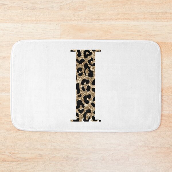 Item preview, Gold Letter I Metallic Glitter Animal Print Monogram designed and sold by brookemiller801.