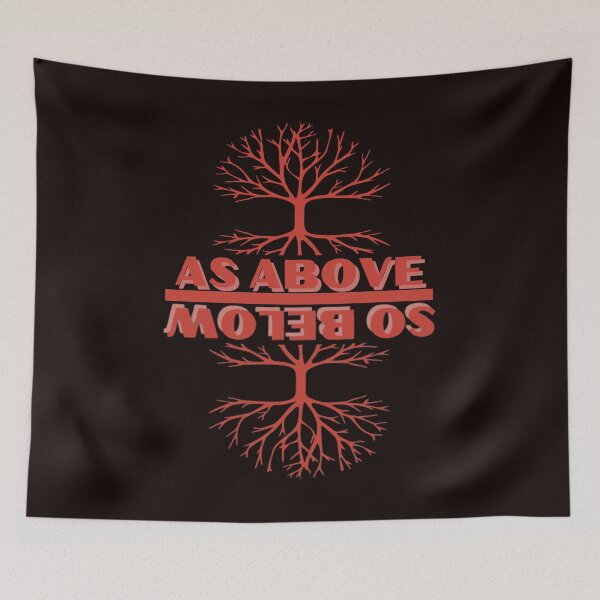 Item preview, AS ABOVE SO BELOW Backward Letters designed and sold by jmed70.