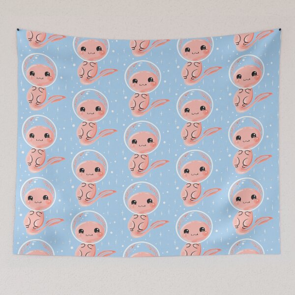 Item preview, axolotl smiling  designed and sold by rnamentallyYou.