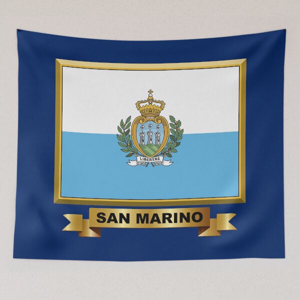 Item preview, SAN MARINO Flag Gifts, Masks, Stickers & Products (GF) designed and sold by mpodger.