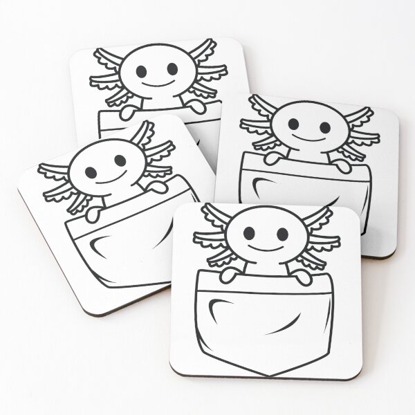 Item preview, axolotl smiling  designed and sold by rnamentallyYou.