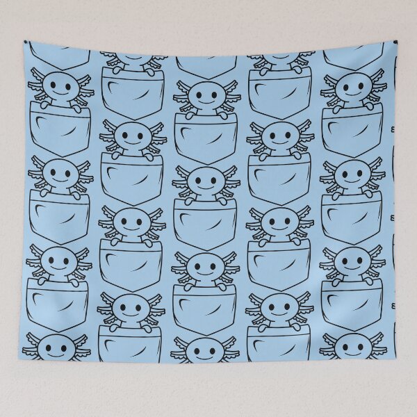 Item preview, axolotl smiling  designed and sold by rnamentallyYou.