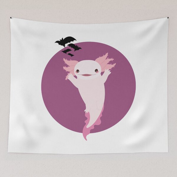 Item preview, Halloween axolotl  designed and sold by MyArtYourWorld.