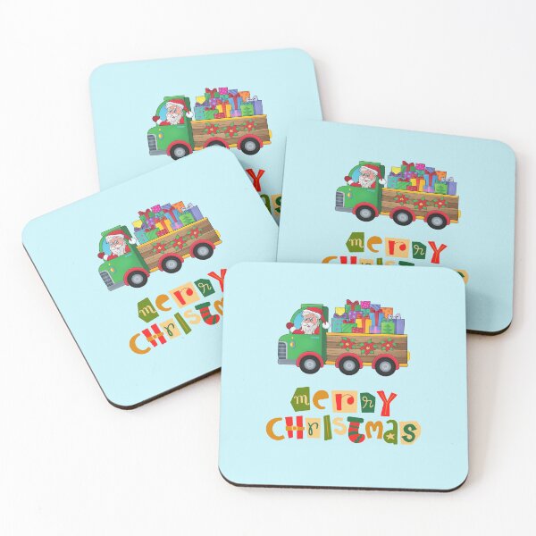 Item preview,  Christmas Elf Riding Monster Truck designed and sold by BhavyaBathla.