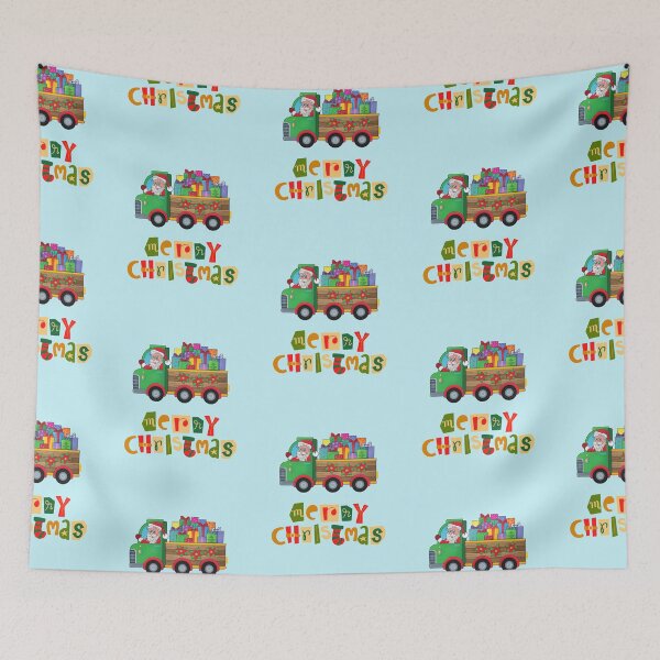 Item preview,  Elfo navideño montando un camión monstruo designed and sold by BhavyaBathla.