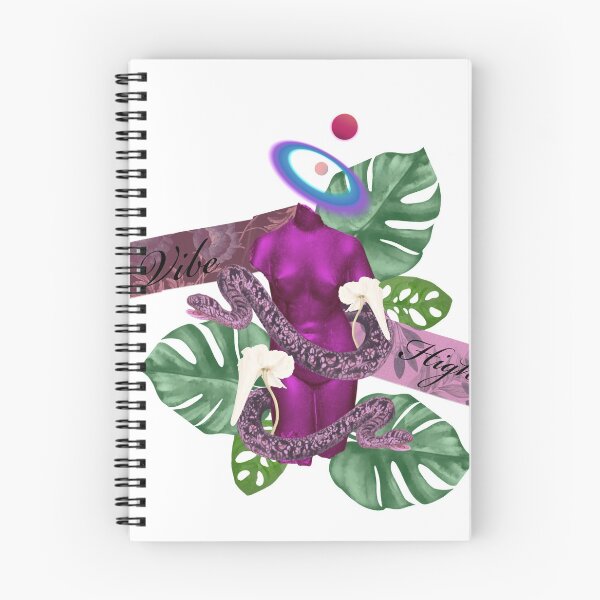 Item preview, Vibe high Greek  stone and nature with snakes and trippy flower 3 purple designed and sold by VantaTheArtist.