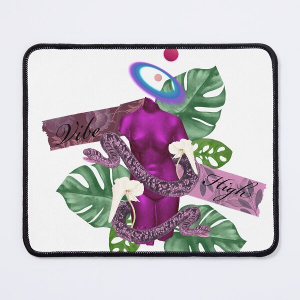 Item preview, Vibe high Greek stone and nature with snakes and trippy flower 3 purple designed and sold by VantaTheArtist.