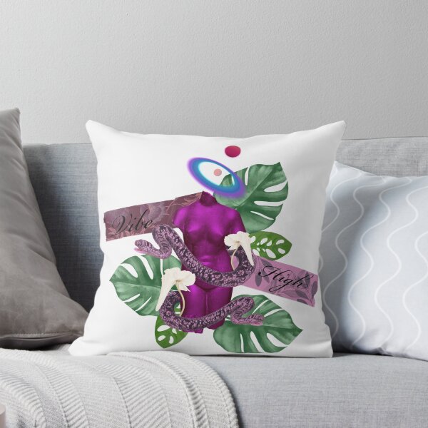 Item preview, Vibe high Greek  stone and nature with snakes and trippy flower 3 purple designed and sold by VantaTheArtist.