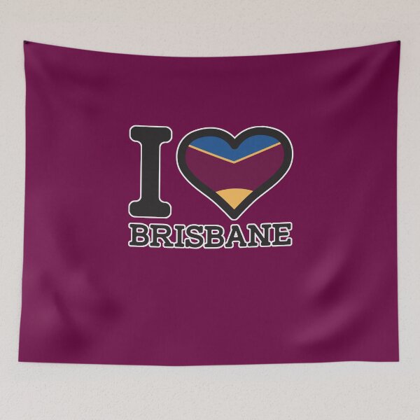 Item preview, “I love Brisbane” Apparels, Merchandise, T Shirts, Leggings, Skirt, Mask, Apron, Eco Bag designed and sold by Ink Inc.